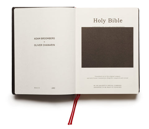 Holy Bible (First printing) Adam Broomberg & Oliver Chanarin - MACK