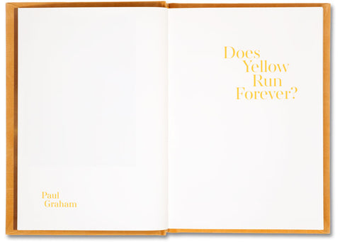 Does Yellow Run Forever? Paul Graham - MACK