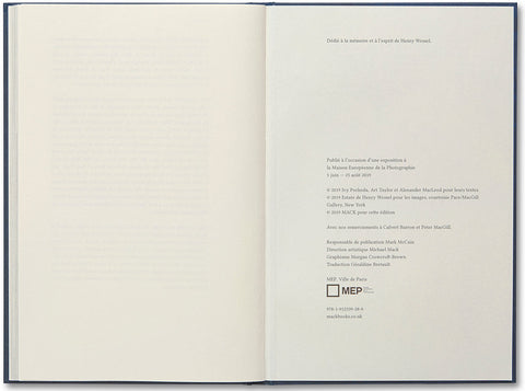 A Dark Thread Henry Wessel - MACK
