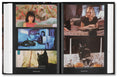 Illustration of various feline characters from "The Encyclopedia of Movie Cats" by A24, showcasing on-screen cats in diverse roles.