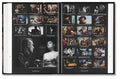 A page from The Encyclopedia of Movie Cats showing colorful feline illustrations and film descriptions, published by A24.