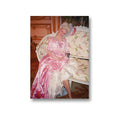 Making Marie Antoinette postcard from IMPORTANT FLOWERS stationery collection, featuring elegant historical portrait illustration.