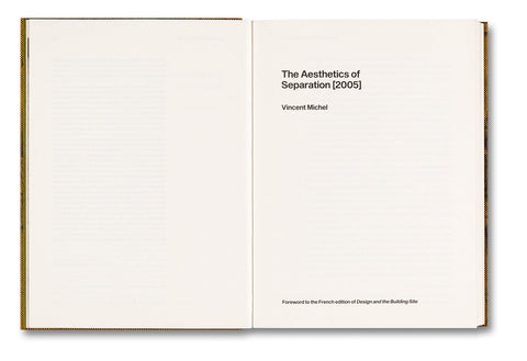 Design and the Building Site and Complementary Essays