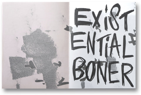 Photograph from the existential boner photography book by SPBH Editions showing a creative, abstract image with bold visual elements.