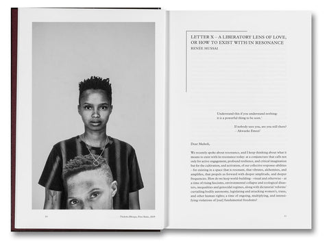 Close-up of the cover of Faces and Phases photography book by MACK, showcasing abstract face illustrations and vibrant artwork.