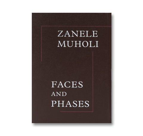 Open photography book titled Faces and Phases by MACK showing black and white portraits on a clean white background.