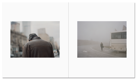 Photography book titled Mountain Black Heart by MACK featuring striking mountain landscape images in a layout.