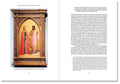 Interior view of the book "Prefigured: Fashion and Exhibition-Making" by SPBH Editions, showing pages with fashion and exhibition images.