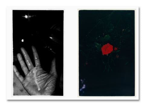 Interior page of "The Sound of Dirt and Beauty" photography book by SPBH Editions, showcasing black and white landscape images.