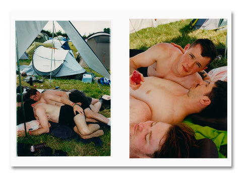 Open photography book titled "The Sound of Dirt and Beauty" by SPBH Editions, showing detailed interior pages.