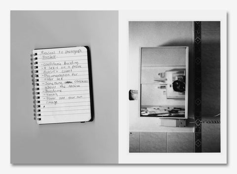 Open photography book "The Sound of Dirt and Beauty" by SPBH Editions, showing a detailed interior page with artistic images.