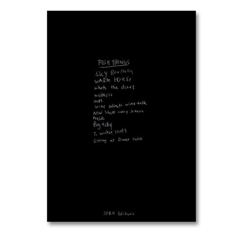 Interior page of "The Sound of Dirt and Beauty" photography book by SPBH Editions, showcasing black-and-white landscape images.