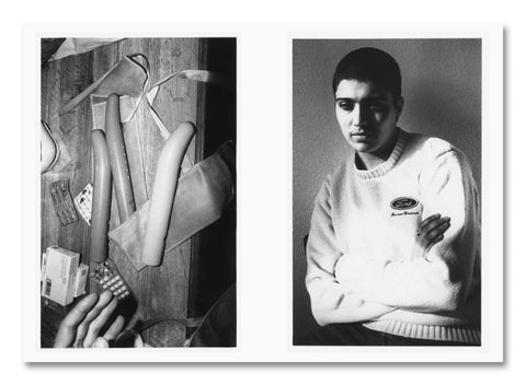 Interior of "The Sound of Dirt and Beauty" photography book by SPBH Editions, showcasing black-and-white landscape images.