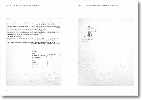 Cover image of "Written Down / Written Up," a book of selected writings by John Hilliard, published by MACK.