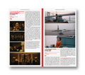 A24 film book titled "On Location in New York City" showing a behind-the-scenes spread featuring NYC cityscape and film production scenes.
