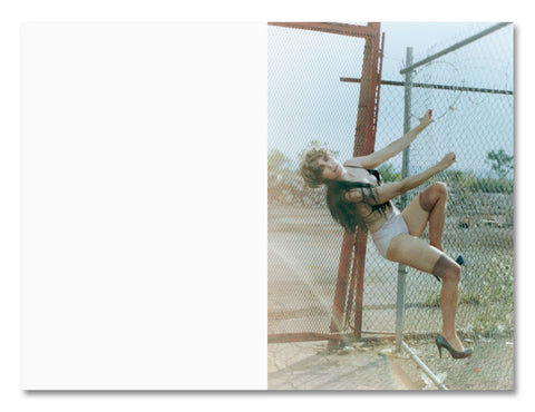 Open photography book titled "Positions" by MACK, showing a colorful layout with images and text on a clean white background.