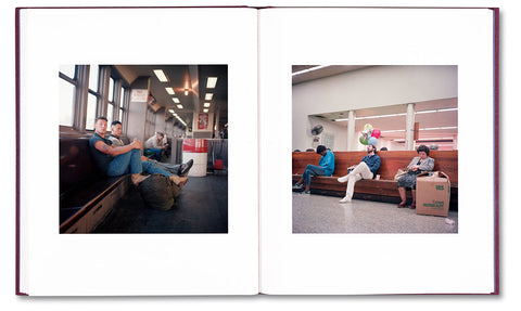 Red Eye to New York rare book by MACK featuring a red cover and vintage travel imagery.