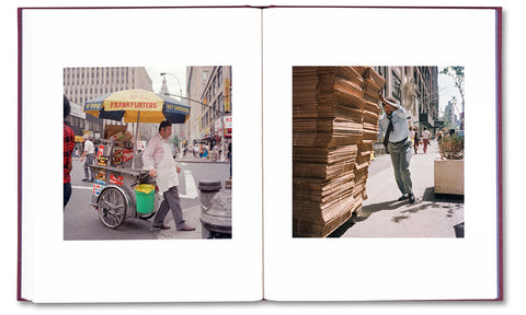 Cover of the rare book "Red Eye to New York" by MACK featuring a vibrant red cover with bold typography.