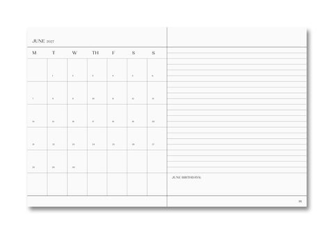 The Important Flowers Planner 2027
