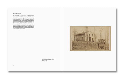 Open photography book "The Mental Image" by MACK showing black and white images with text layout on white pages.