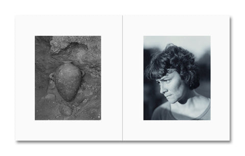 Open photography book titled "The Mental Image" by MACK, featuring black-and-white photographic images on glossy pages.