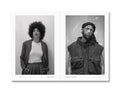 Open photography book "Faces and Phases" by MACK showing a spread with portrait images and photographic layouts.