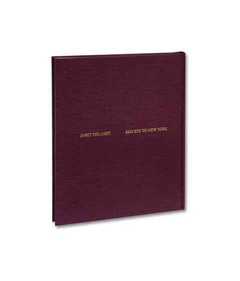 Red Eye to New York rare book cover by MACK, showcasing a vibrant red design with bold typography.
