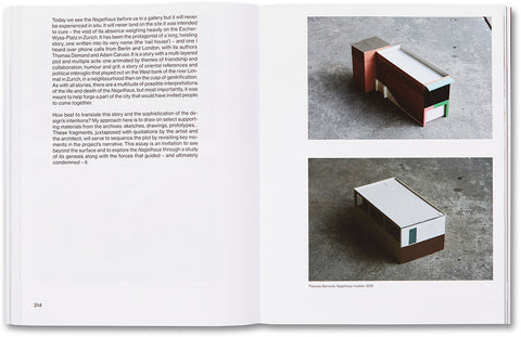 Open art book titled "House of Card" by MACK featuring intricate card-themed artwork on glossy pages.