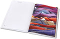 Open art book from House of Card by MACK featuring vibrant abstract artwork on glossy pages.