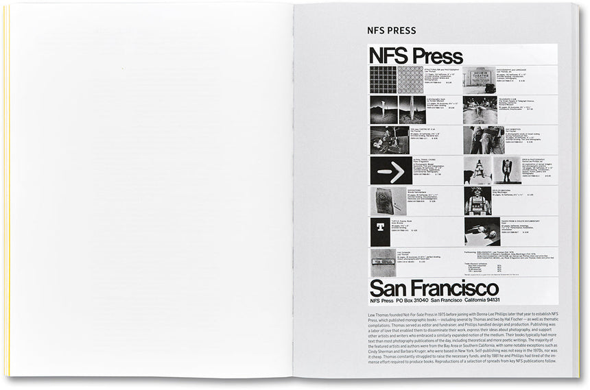 Thought Pieces: 1970s Photographs by Lew Thomas, Donna-Lee Phillips, and Hal Fischer <br> Erin O'Toole (ed.) - MACK