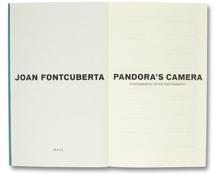 Pandora's Camera <br> Joan Fontcuberta - MACK