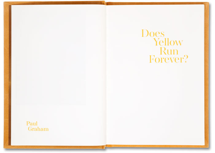Does Yellow Run Forever? <br> Paul Graham - MACK